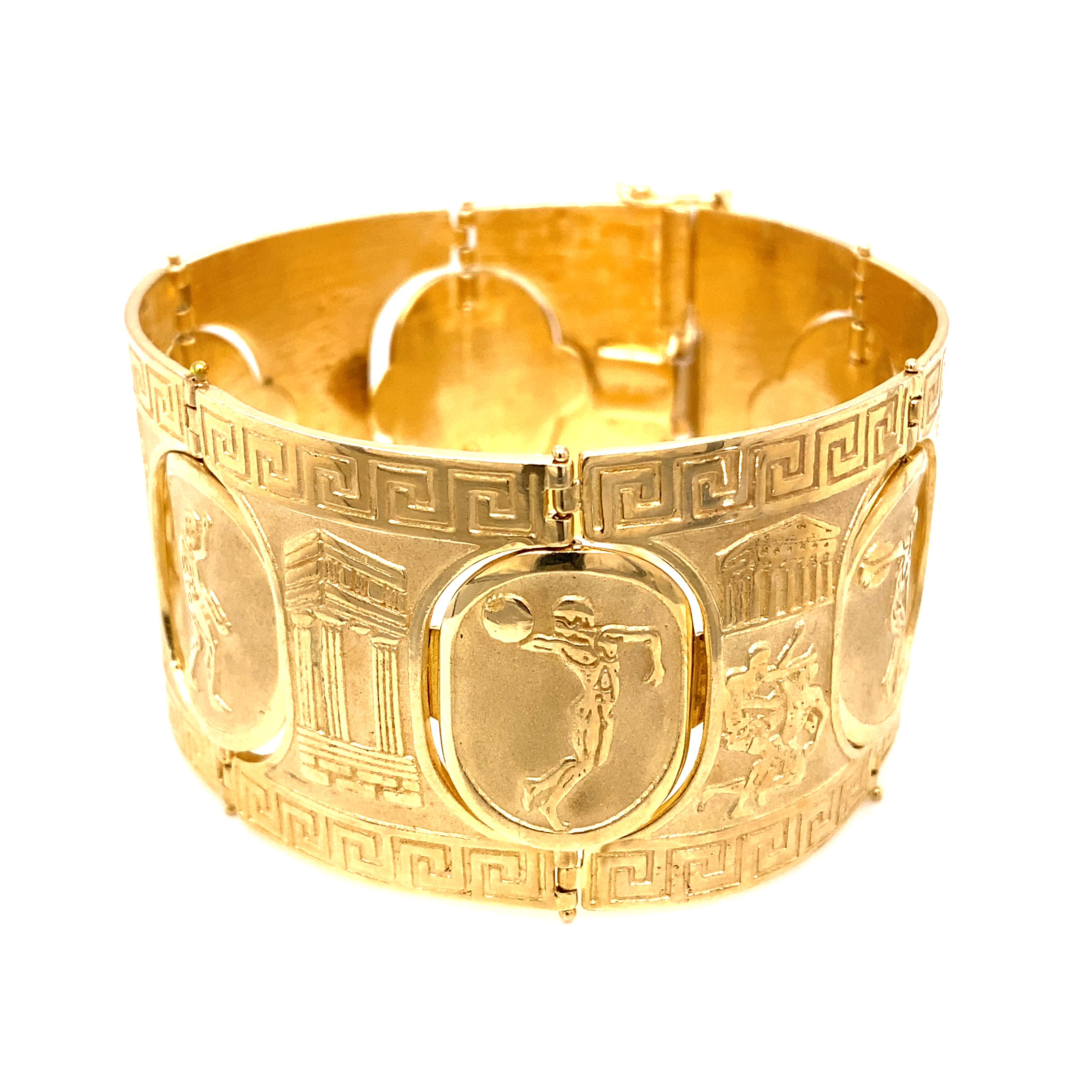 Greek Olympic gold bracelet 14K 585