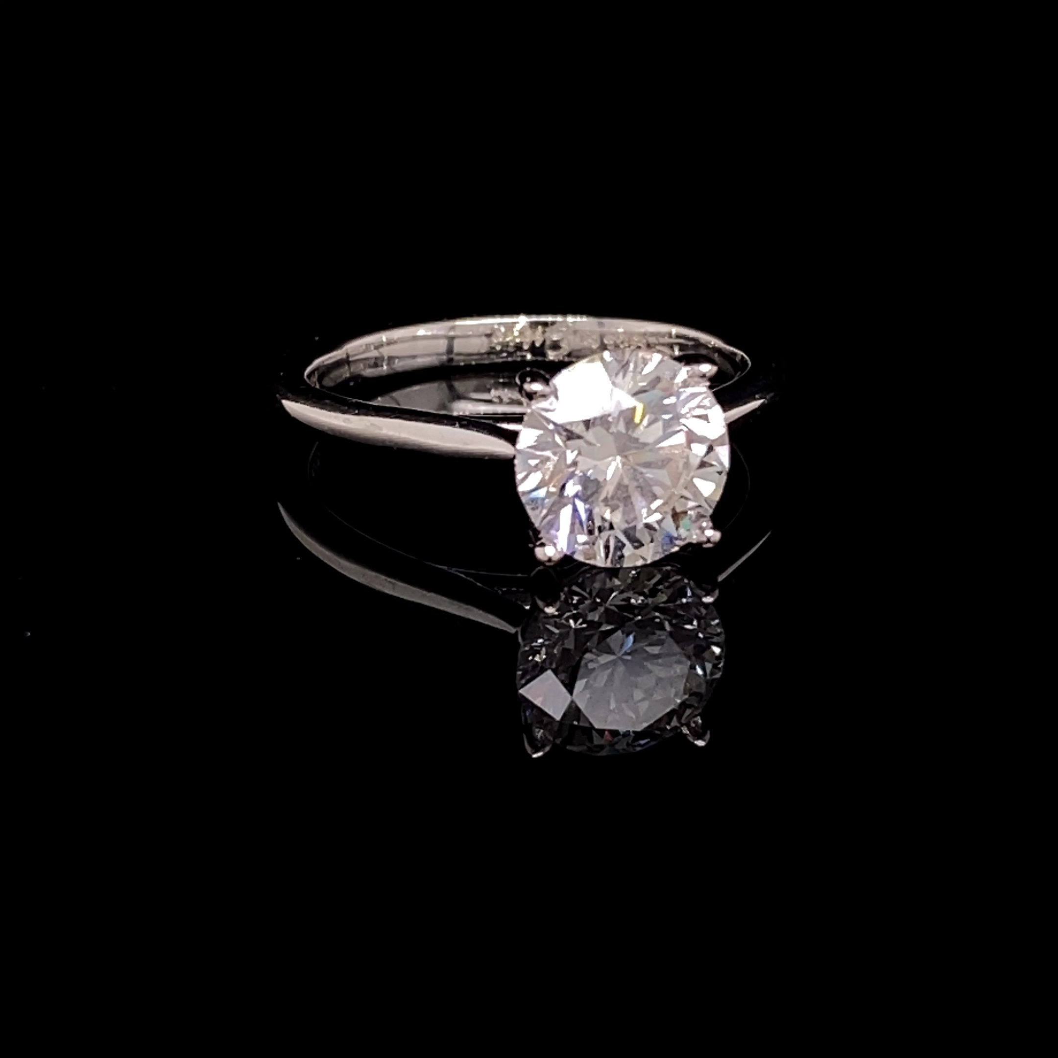 18K solitiare LAB grown diamond ring 1.58ct. River (D) - VVS2