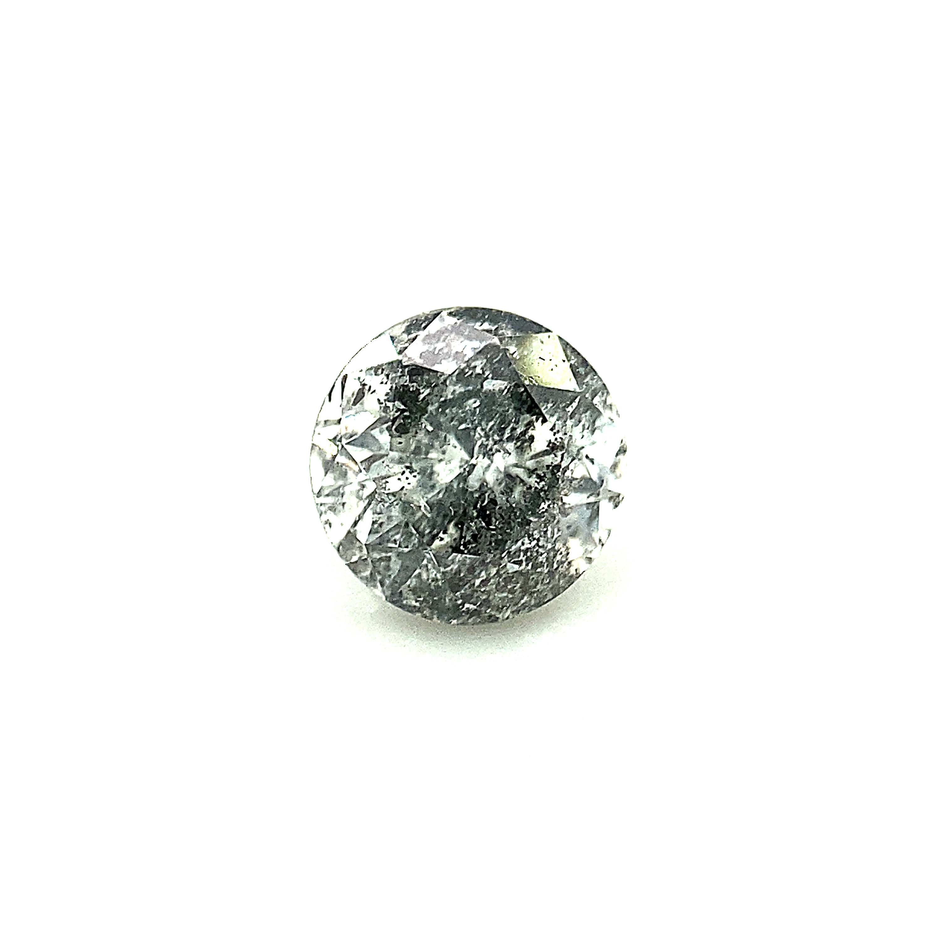 Salt n pepper diamond 1.36ct Ø6.60mm
